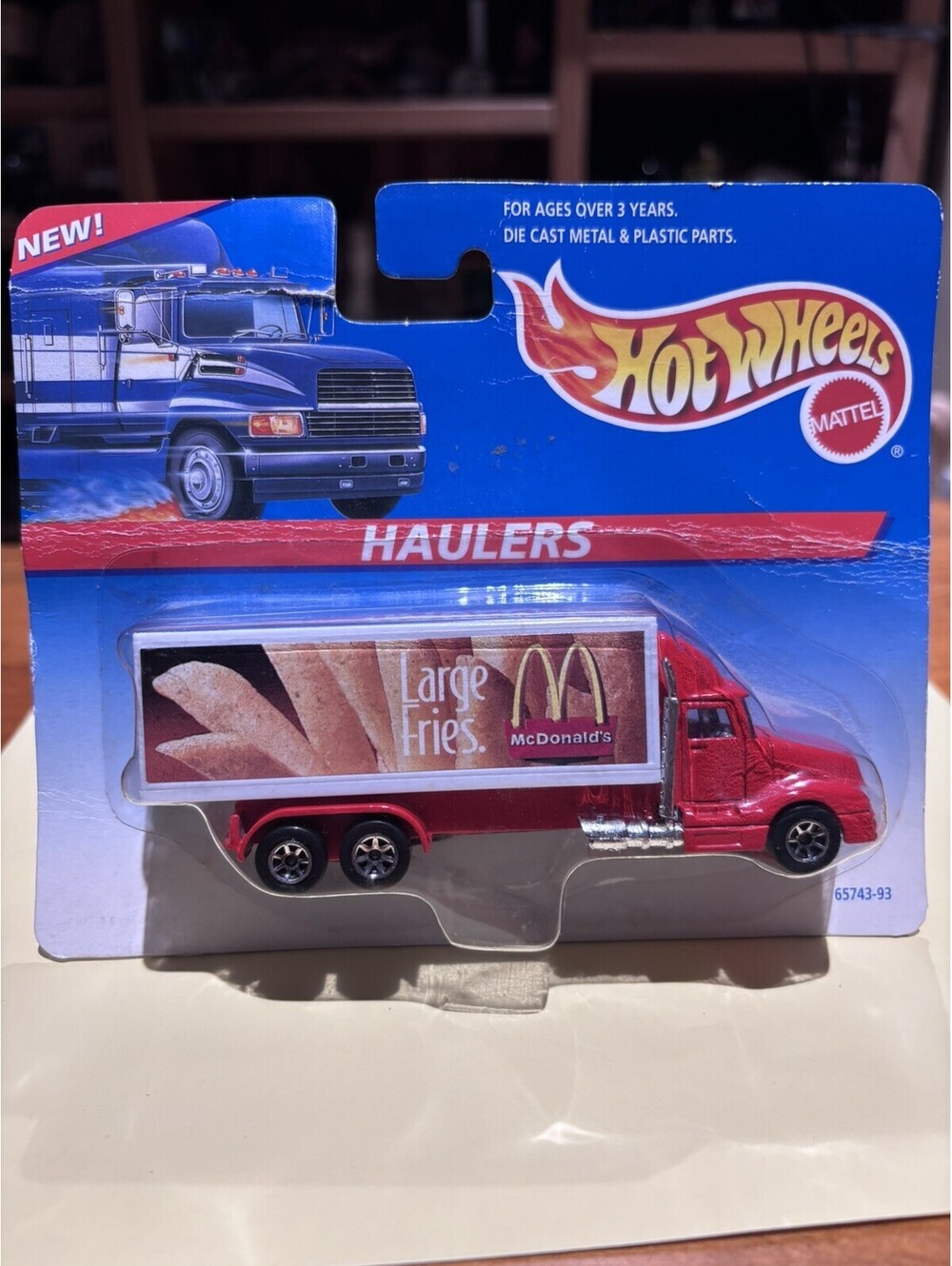 Hot Wheels Vintage 1997 McDonald’s fry Truck